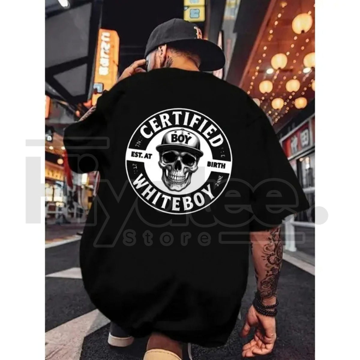Certified Whiteboy Skull Graphic Tee