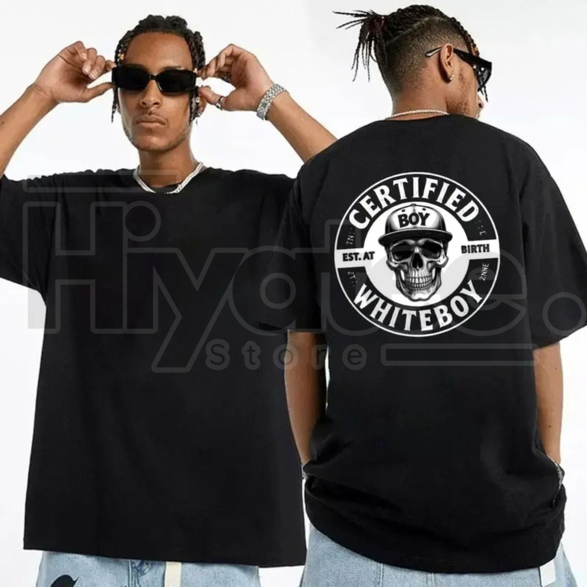 Certified Whiteboy Skull Graphic Tee
